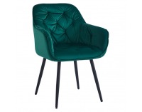 Dizajnové kreslo Fedris New - zelená (Velvet)