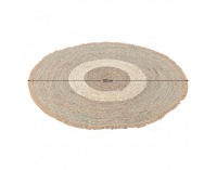 Okrúhly koberec Ferno 120 cm - prírodná