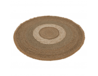 Okrúhly koberec Ferno 120 cm - prírodná