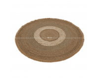 Okrúhly koberec Ferno 120 cm - prírodná