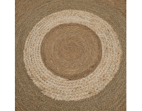 Okrúhly koberec Ferno 120 cm - prírodná