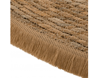 Okrúhly koberec Ferno 120 cm - prírodná