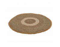 Okrúhly koberec Ferno 80 cm - prírodná