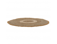 Okrúhly koberec Ferno 80 cm - prírodná