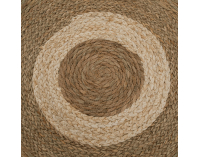 Okrúhly koberec Ferno 80 cm - prírodná