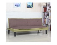 Rozkladacia pohovka Fila - hnedá / zelená