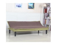 Rozkladacia pohovka Fila - hnedá / zelená