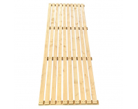 Drevená záhradná zástena Fildo Typ 1 180x60 cm - hnedá