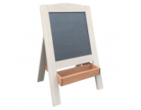 Detská tabuľa Finea - sivá / hnedá / čierna