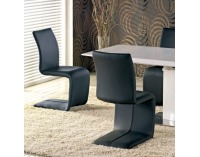 Jedálenská stolička Flavio - čierna