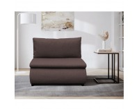 Rozkladacie kreslo s úložným priestorom Flik - hnedá