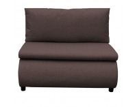 Rozkladacie kreslo s úložným priestorom Flik - hnedá