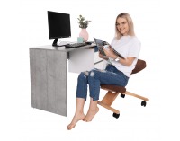 Ergonomická kľakačka Flonet - hnedá / buk