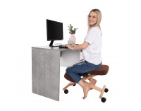 Ergonomická kľakačka Flonet - hnedá / buk