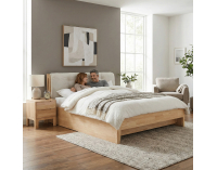 Manželská posteľ Florencia 180x200 cm - prírodná