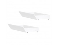 Úložný priestor k posteli (2 ks) Florens 160 - biela / dub artisan