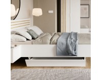 Úložný priestor k posteli (2 ks) Florens 160 - biela / dub artisan