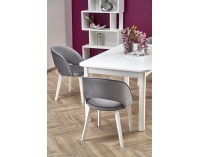 Rozkladací jedálenský stôl Florian - biela