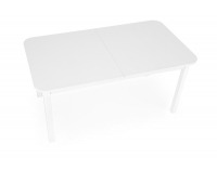 Rozkladací jedálenský stôl Florian - biela