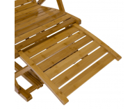 Záhradné hojdacie kreslo Flos - prírodná