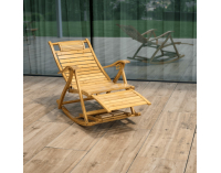 Záhradné hojdacie kreslo Flos - prírodná