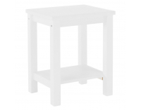 Nočný stolík Fosil - biela