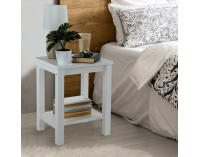 Nočný stolík Fosil - biela