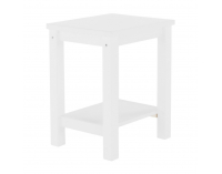 Nočný stolík Fosil - biela