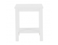 Nočný stolík Fosil - biela