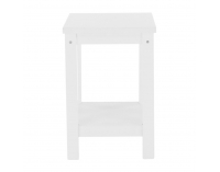 Nočný stolík Fosil - biela