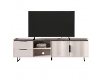 TV stolík Fresio 2D2S - kašmír / norkový gaštan