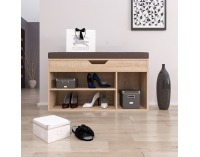 Botník s lavicou Fuddy - dub sonoma