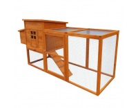 Kurník pre sliepky Furol - hnedá / zelená