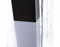 Montessori posteľ Futal 90x200 cm - prírodná / biela / čierna