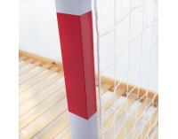 Montessori posteľ Futal 90x200 cm - prírodna / biela / modrá / červená