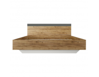 Posteľový rám Gabriela 160 - dub artisan / grafit