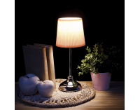 Stolná lampa Gaiden - ružová / strieborná