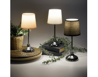 Stolná lampa Gaiden - ružová / strieborná