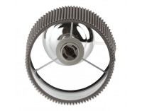 Stolná lampa Gaiden - sivá / strieborná