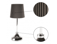 Stolná lampa Gaiden - sivá / strieborná