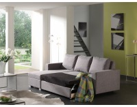 Rohová sedačka Galio - chiro C sivá