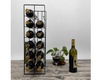 Stojan na víno Gamez - čierna