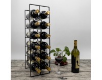 Stojan na víno Gamez - čierna