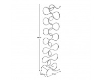 Stojan na víno Gavex - strieborná