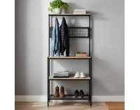 Regál Gavino - dub sonoma trufel / čierna