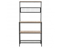 Regál Gavino - dub sonoma trufel / čierna