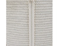 Pletený kôš Geos 50x30 cm - biela / sivá