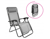 Záhradné lehátko Gerald New - sivá