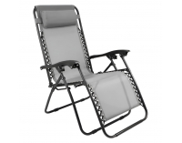 Záhradné lehátko Gerald New - sivá