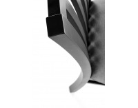 Jedálenská stolička Gerard 7 - čierna / sivá